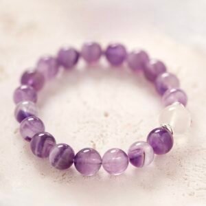 Amethyst Clear Quartz Bracelet