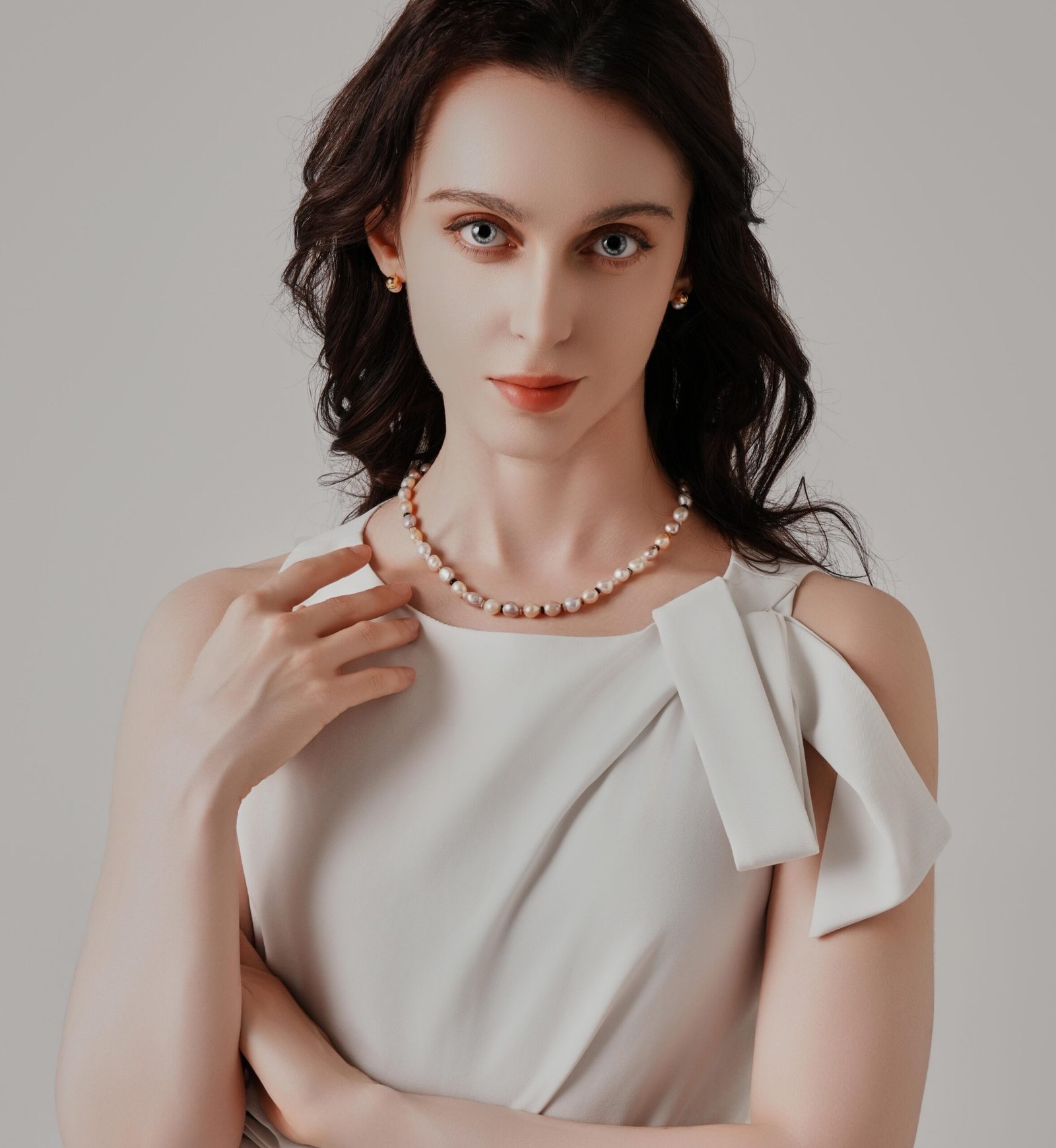 ZEN ART Natural Freshwater Pearl Necklace with Unique Design - 图片 3