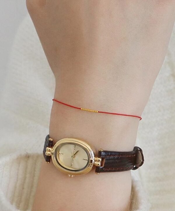 18K Gold Red String - 图片 3