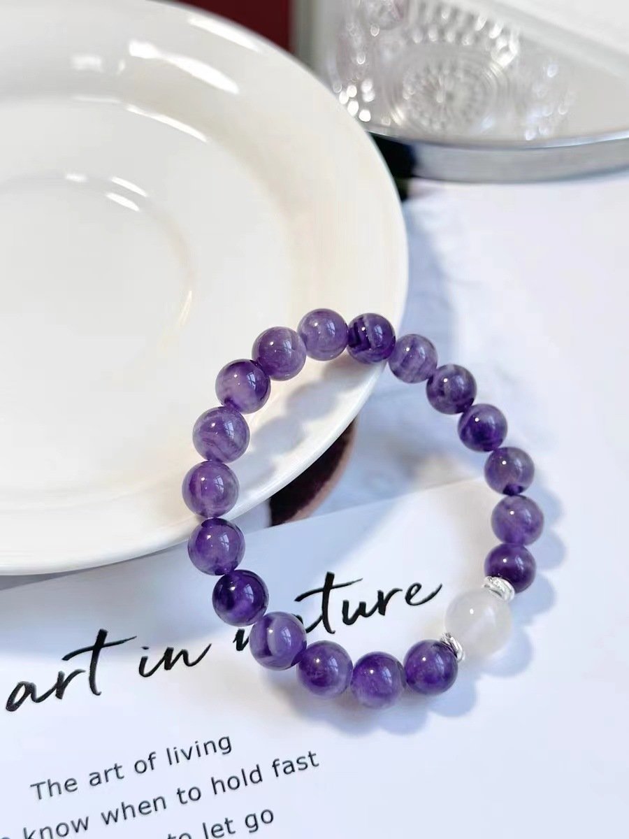 Amethyst Clear Quartz Bracelet - 图片 3