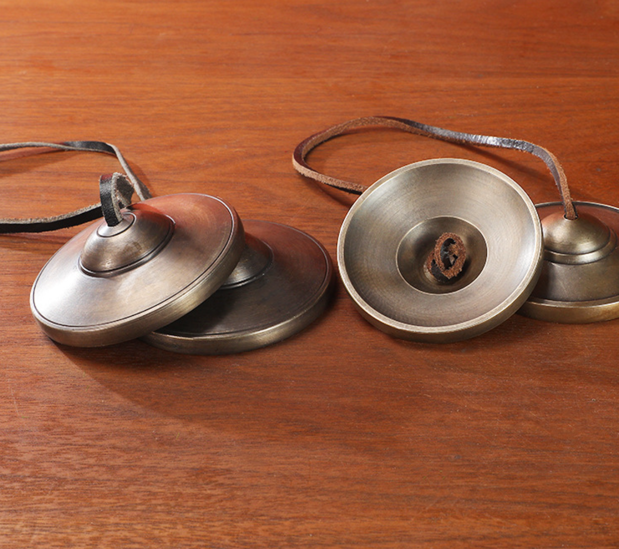 Nepali Handmade Bronze Tingsha Bells - 图片 4